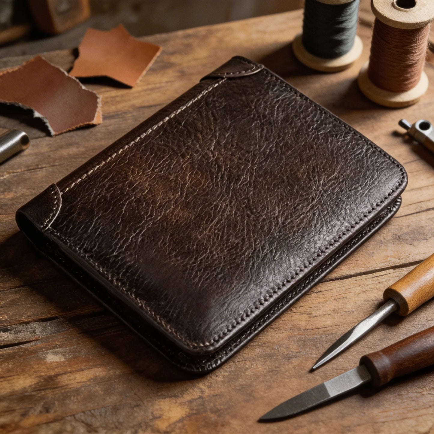 Men's Cowhide Billfold Wallet