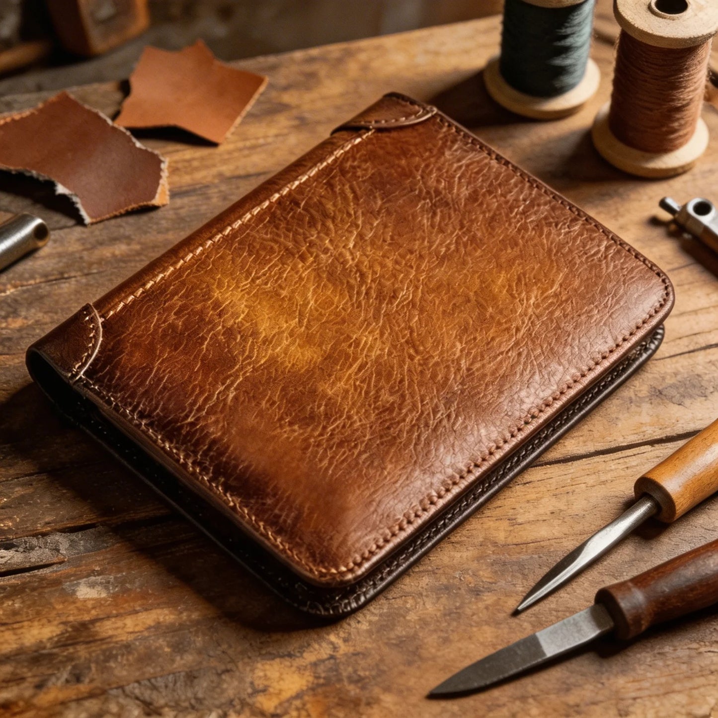 Men's Cowhide Billfold Wallet
