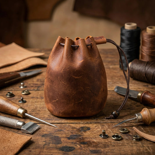 Cowhide Coin Bag